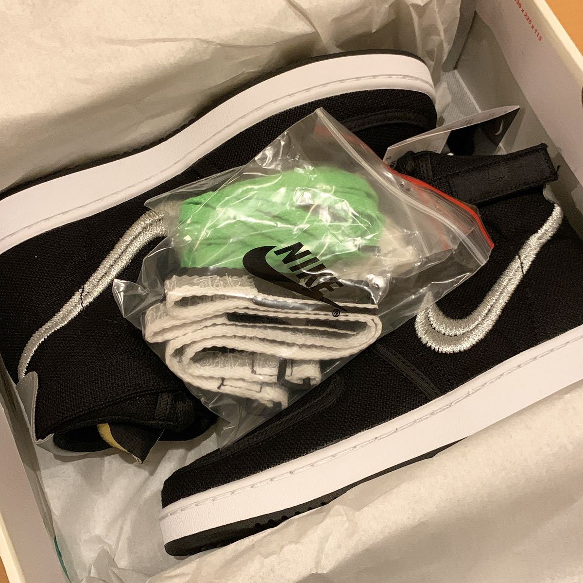 送料無料 Nike stussy VANDAL BLACK ナイキ ステューシー バンダル 24.5 cm 25 レディース スニーカー シューズ ブラック