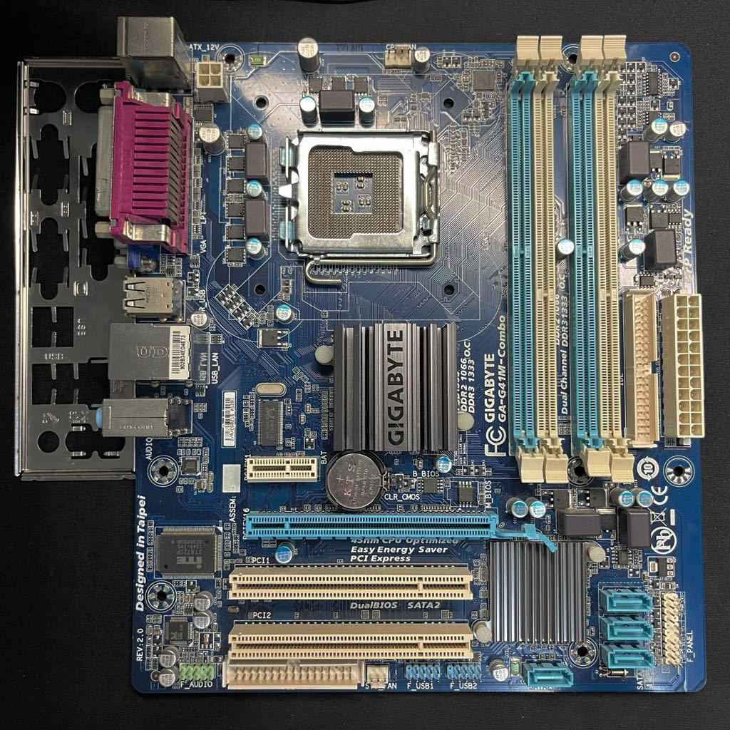 ジャンク】GIGABYTE G41M-Combo / LGA775 / マザーボード