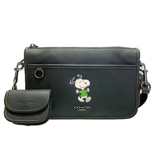 * price cut!* new goods / regular goods *[COACH×PEANUTS*CE710] Coach new work collaboration! limited goods! Snoopy shoulder body bag leather prompt decision!!