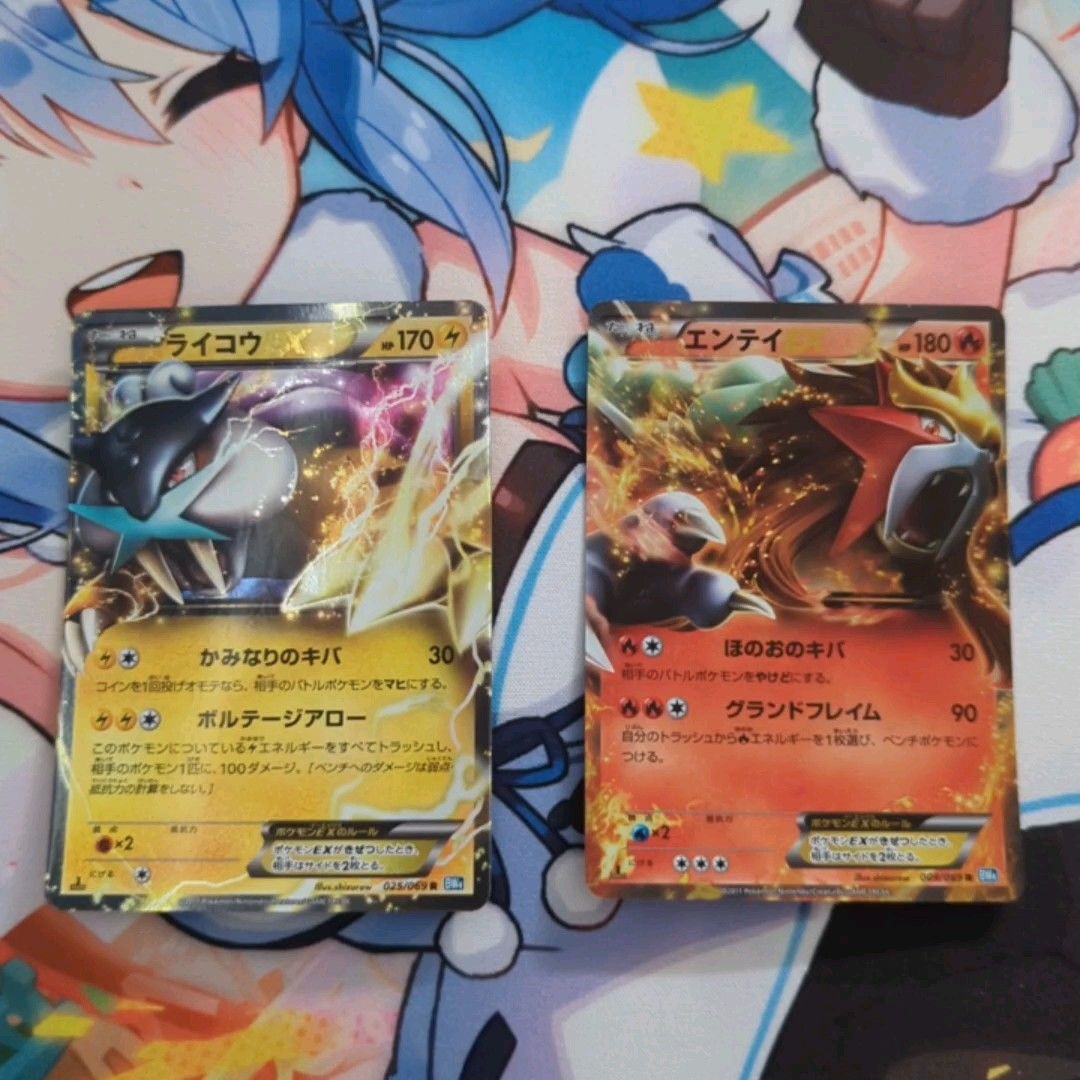 セット】ライコウEX(R){雷}〈025/069〉& エンテイEX(R){炎}〈009 セット】ライコウEX(R){雷}〈025/069〉& エンテイEX(R){炎}〈009