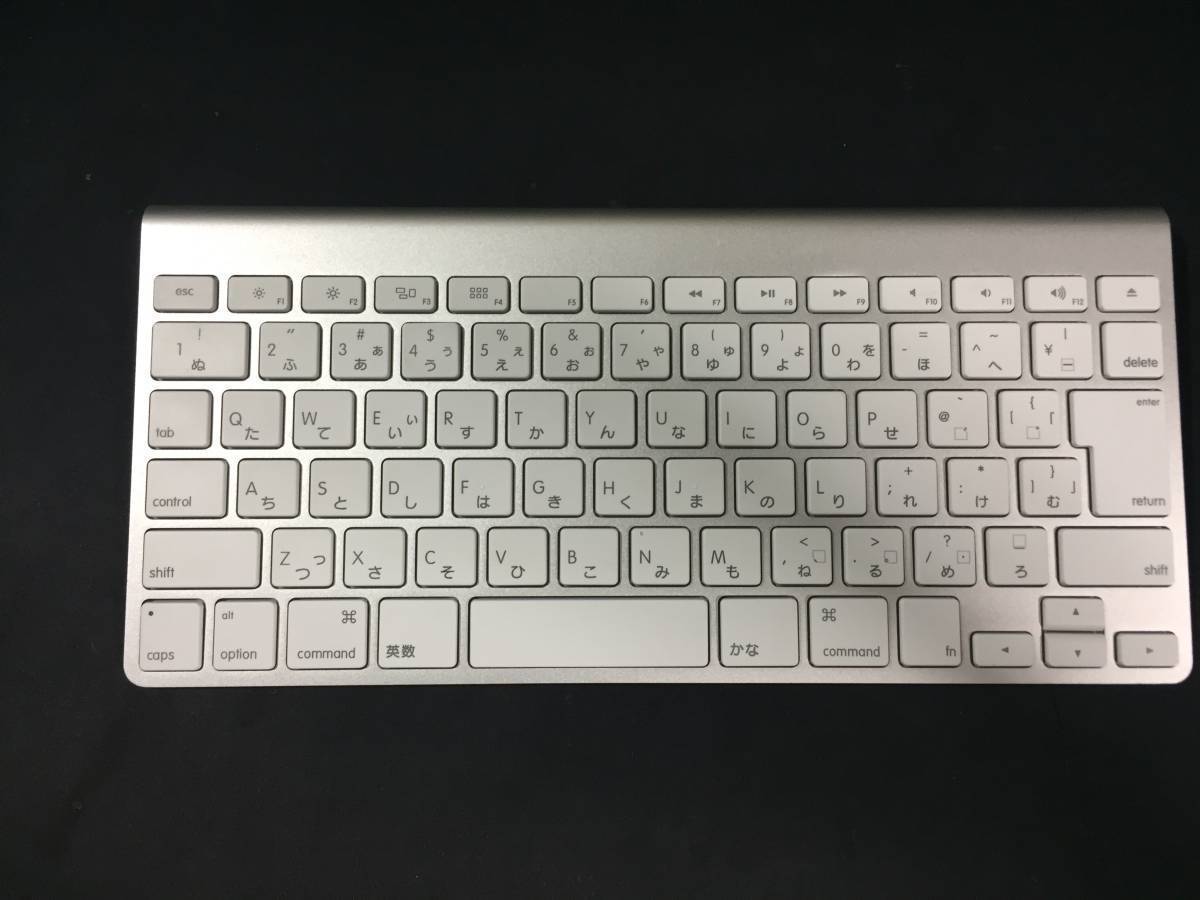 AppleアップルWirelessワイヤレスキーボードKeyboard/MAC/JIS配列MC184J/B対応MC184J/A日本語版A1314純正blutooth無線IPADアイパッドiphone_画像4