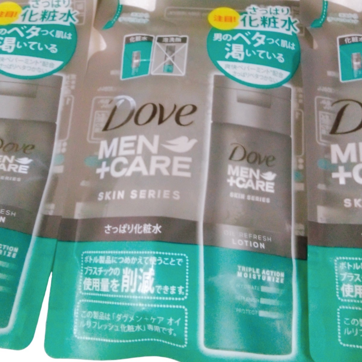 人気激安） Dove MAN +CARE オイルリフレッシュ 化粧水 145ml 6点セット