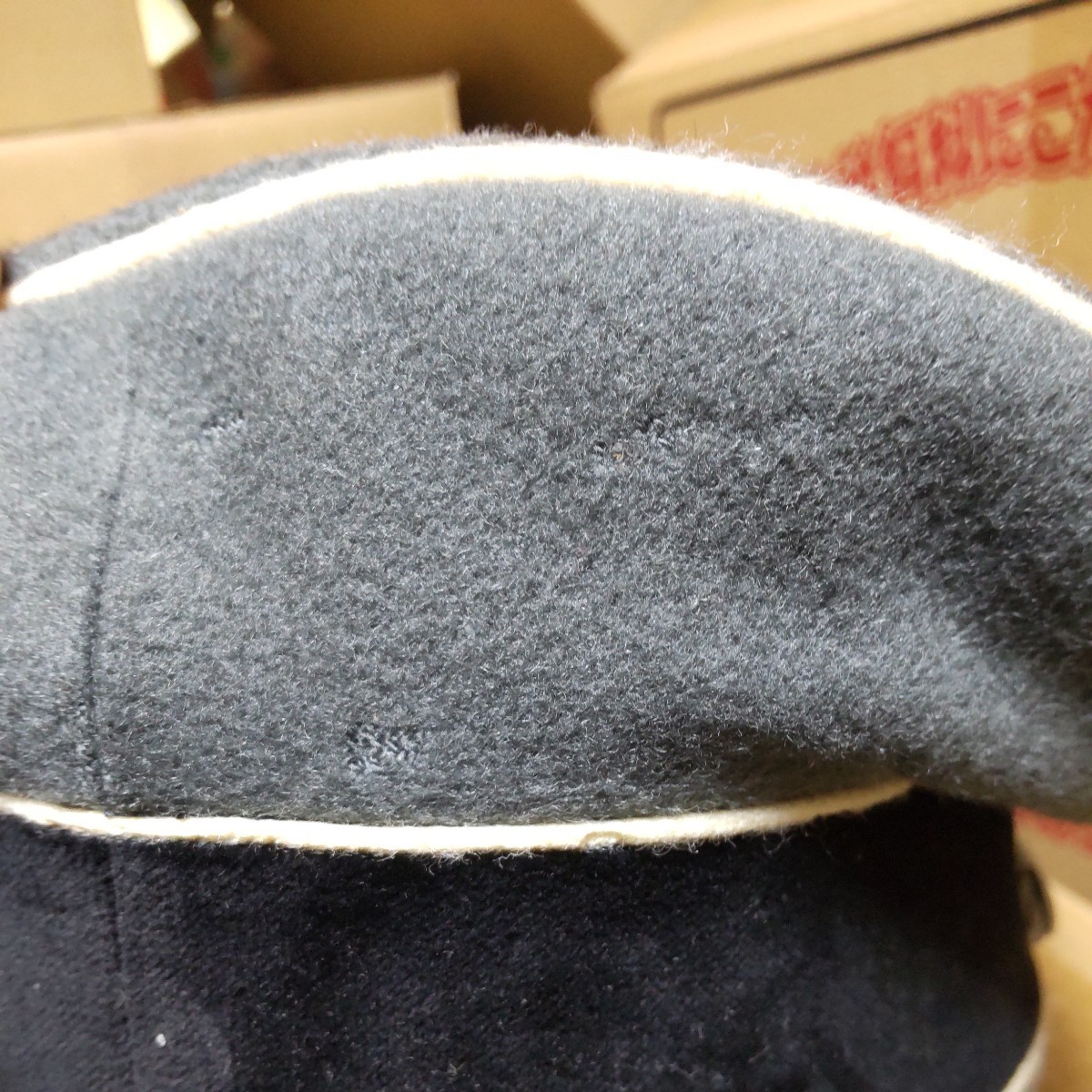 WWⅡドイツ軍 武装親衛隊 将校用制帽 レプリカ の画像3