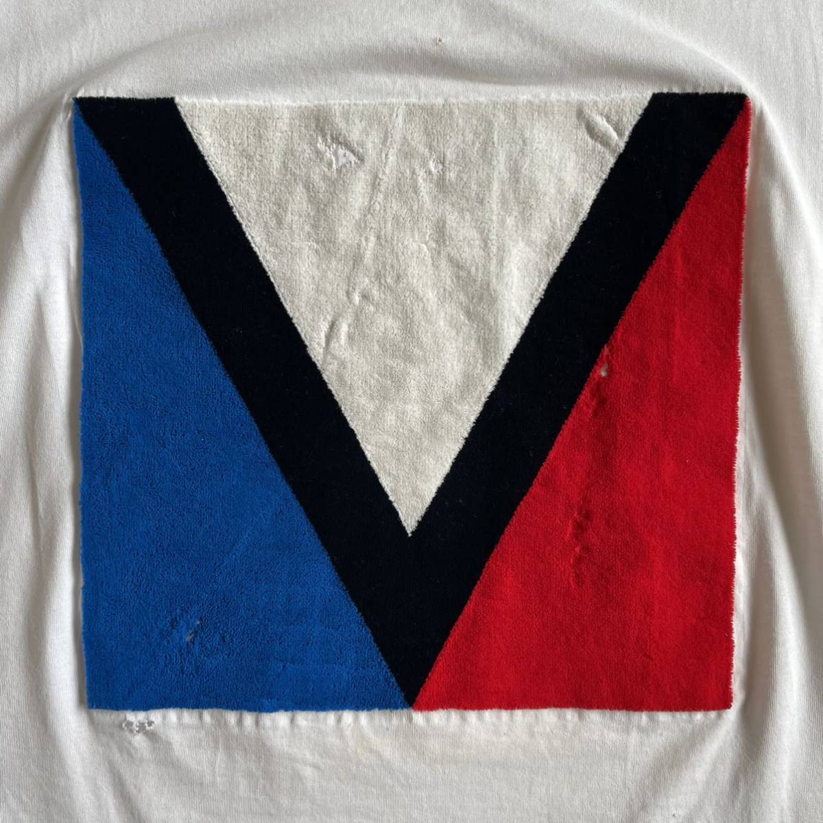 Louis Vuitton ガストンV フロッキープリント Tシャツ XL イタリア製 ホワイト ルイヴィトン_画像3