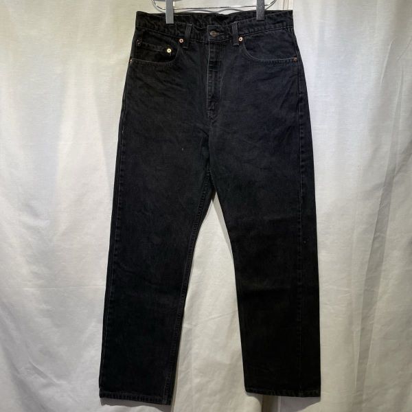 値下げ】 デニムパンツ ブラック サルファ 505 Levi's 【W33L30】90s