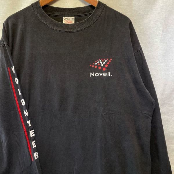 世界有名な 90s 希少! Novell 80s アドバタイジング ビンテージ 長袖