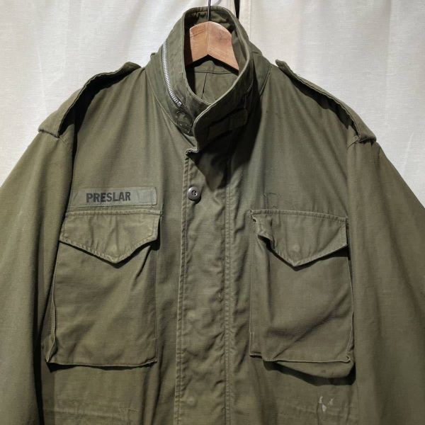 【MEDIUM-SHORT】60s 2nd M-65 フィールドジャケット アルミジップ US ARMY ビンテージ USA製 ミリタリー コート 50s 70s_画像3