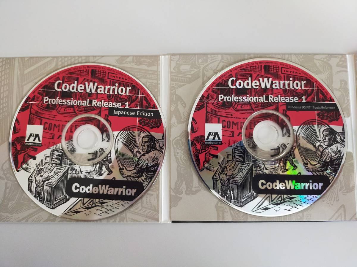 CodeWarrior Professional Relesse1  развитие   окружение  　CD набор из двух штук 　【  блиц-цена 】