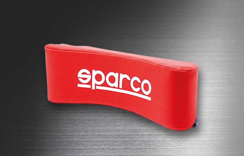 ★sparco/スパルコ★ネックピロー（パッド) レザータイプ/レッド（SPARCO CORSA/SPC4007)_画像1
