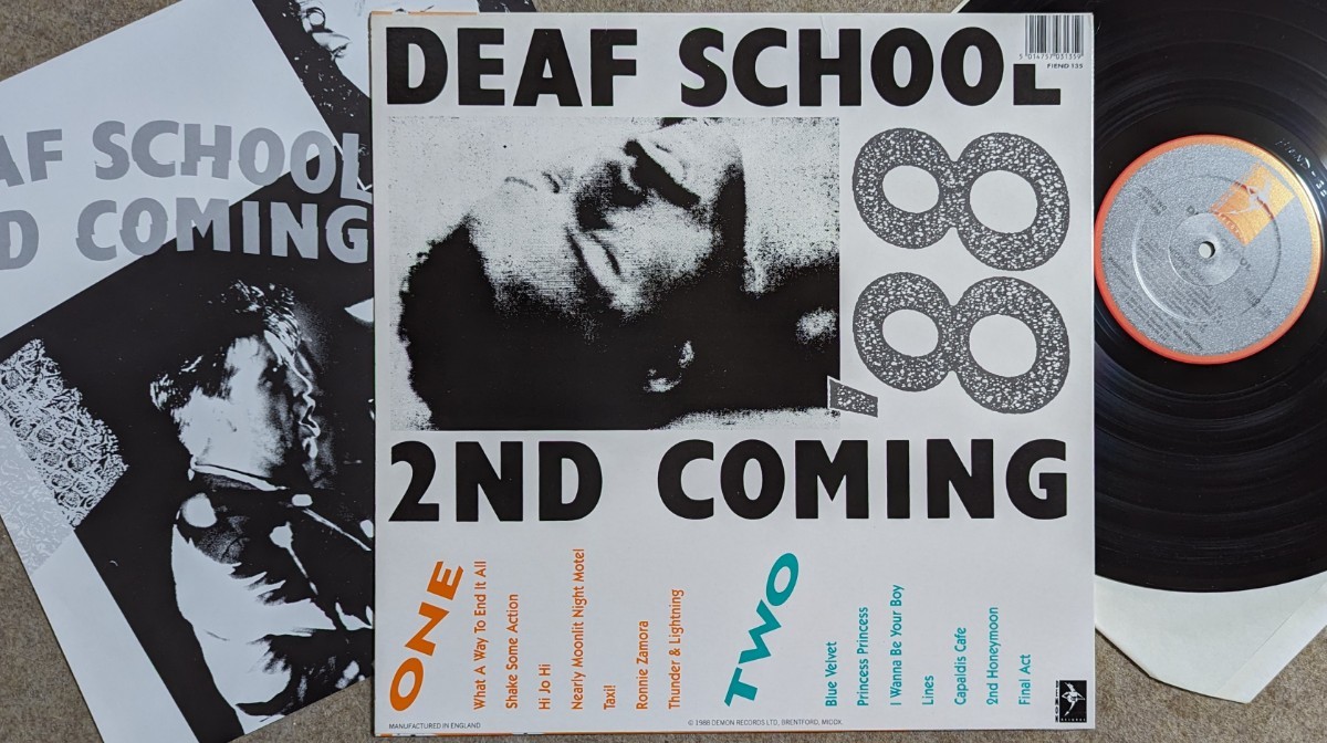 Deaf School-2nd Coming★英Orig.盤/マト1/Pub Rock/Clive Langer_画像4