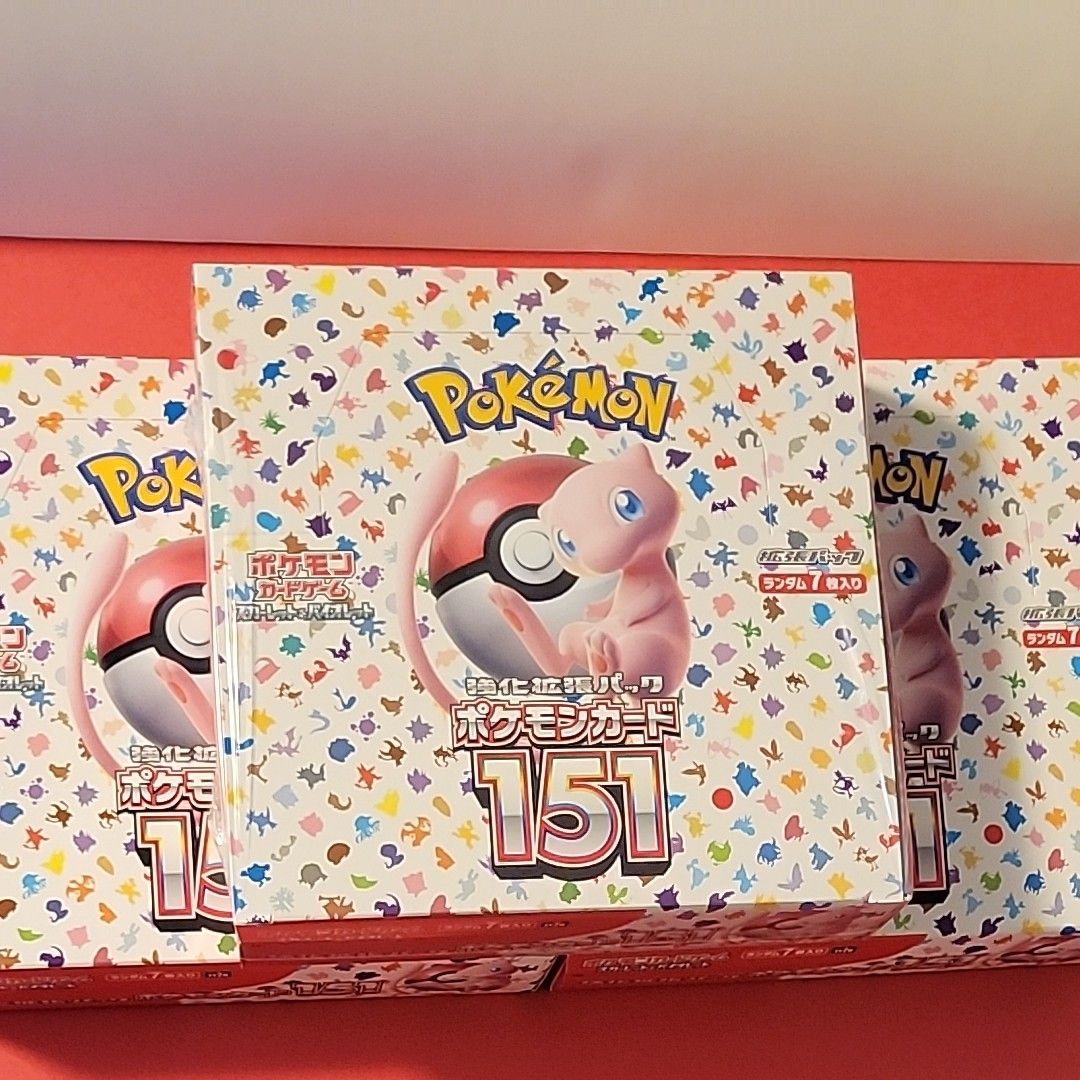 ポケモンカード151 シュリンク付き１BOX シュリンク無し２BOX｜PayPay