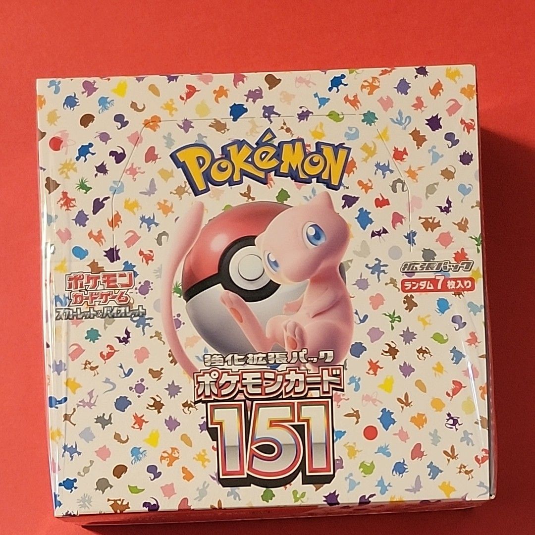 ポケモンカード151 シュリンクあり1BOX シュリンクなし2BOX-