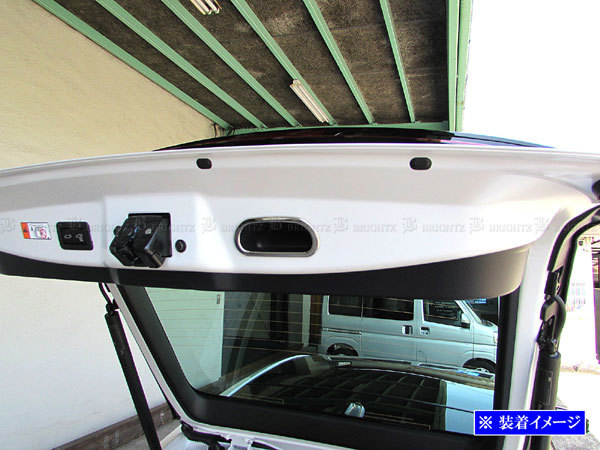 プリウス MXWH65 超鏡面 ステンレス メッキ リア ゲート プル ハンドル カバー リヤ ゲート ハッチ バック トランク INT－ETC－715_画像4