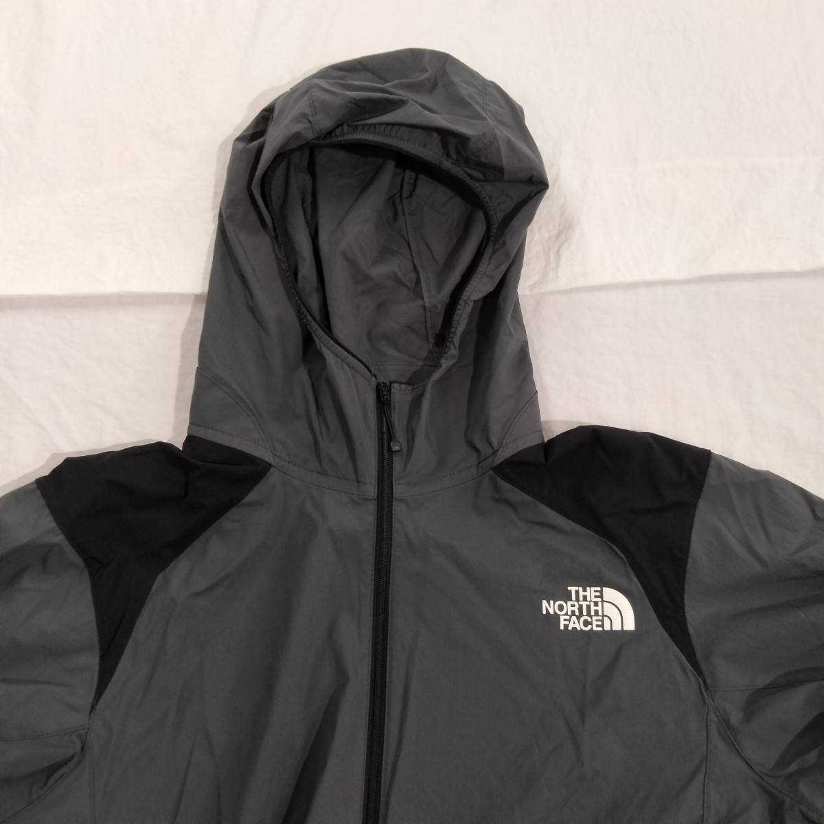 THE NORTH FACE 　ザ・ノースフェイス 　エニータイム　ウィンドフーディ Anytime Wind Hoodie ストレッチ　ナイロン　パーカー parka Ｍ_画像3