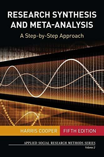 【中古】 Research Synthesis and Meta-Analysis A Step-by-Step App