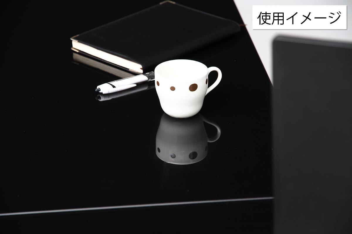 L type glass desk black <PC personal computer Work desk table desk glass strengthen glass monitor L character L type l character l type 70392 95254>