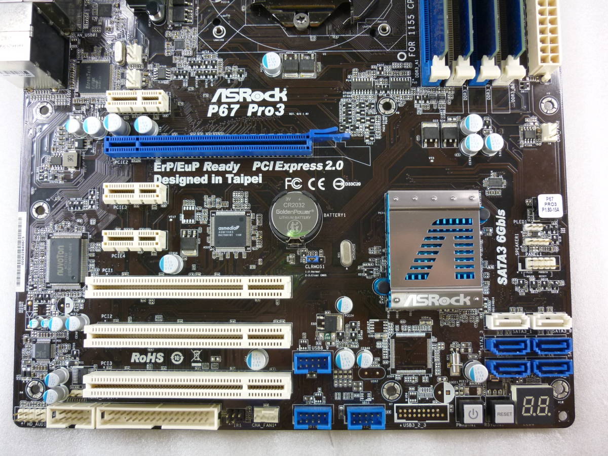 Win10確認】ASRock P67 Pro3 ATX LGA1155 マザーボード / Xeon Win10確認】ASRock P67 Pro3 ATX LGA1155 マザーボード / Xeon