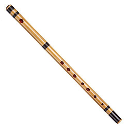 人気＊ 7穴 （黒紐巻き） 竹笛横笛 竹製篠笛 伝統的な楽器 山本竹細工屋 七本調子の画像1