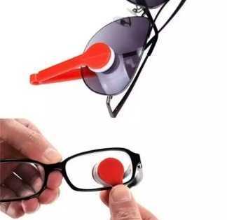 10本セット メガネ拭き 眼鏡クリーナー マイクロファイバー 挟む 多機能 軽々ピカピカ めがねふき_画像4
