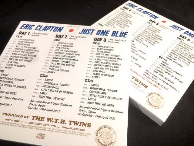 Mid Valley ☆ Eric Clapton - 蒼き虹「Just One Blue」プレス12CD限定