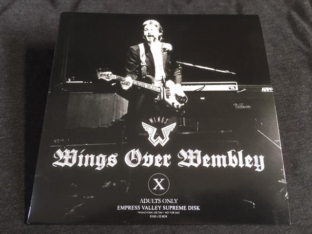 廃盤入手困難品！Empress Valley ★ Wings / Paul McCartney -「Wings Over Wembley」初回盤。プレス2CDペーパースリーブ_画像1