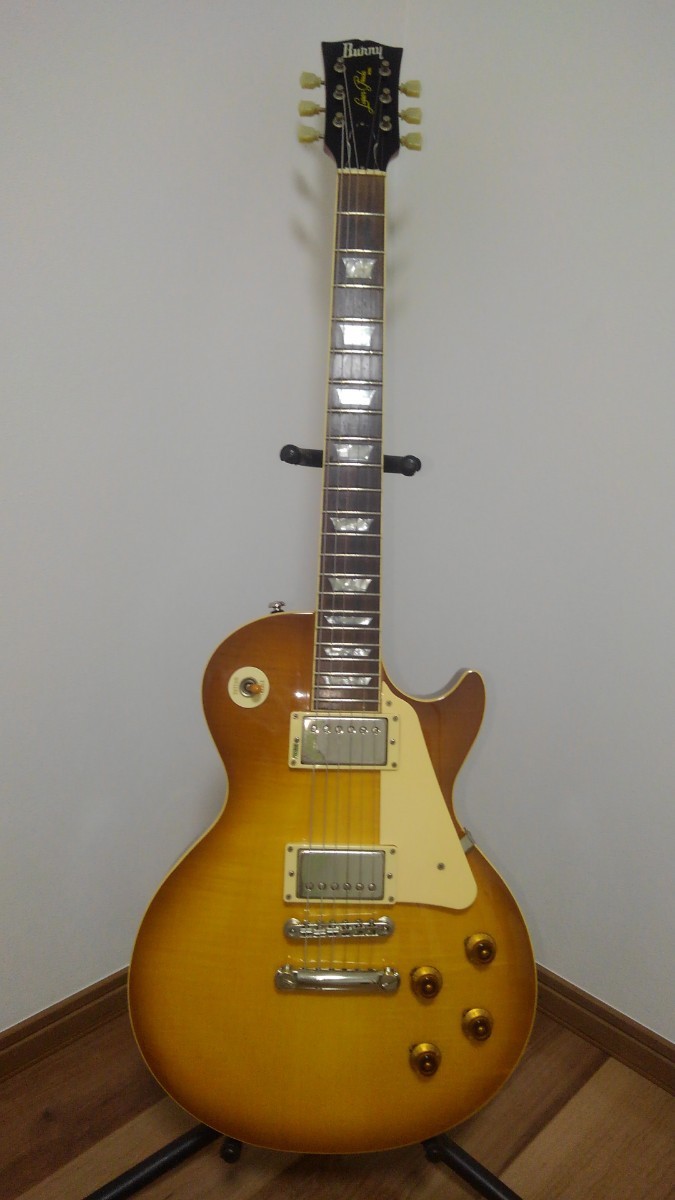 Yahoo!オークション - Burny RLG70 59'レスポール VH-1 ジャパ...
