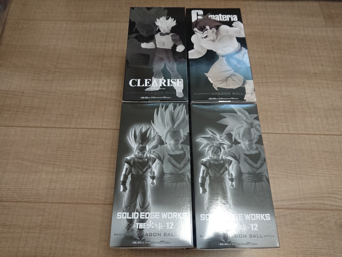 ドラゴンボール フィギュア セット CLEARISE 超サイヤ人トランクス G×materia SON GOKU Ⅲ SOLID EDGE WORKS THE出陣 12 全2種 孫悟飯