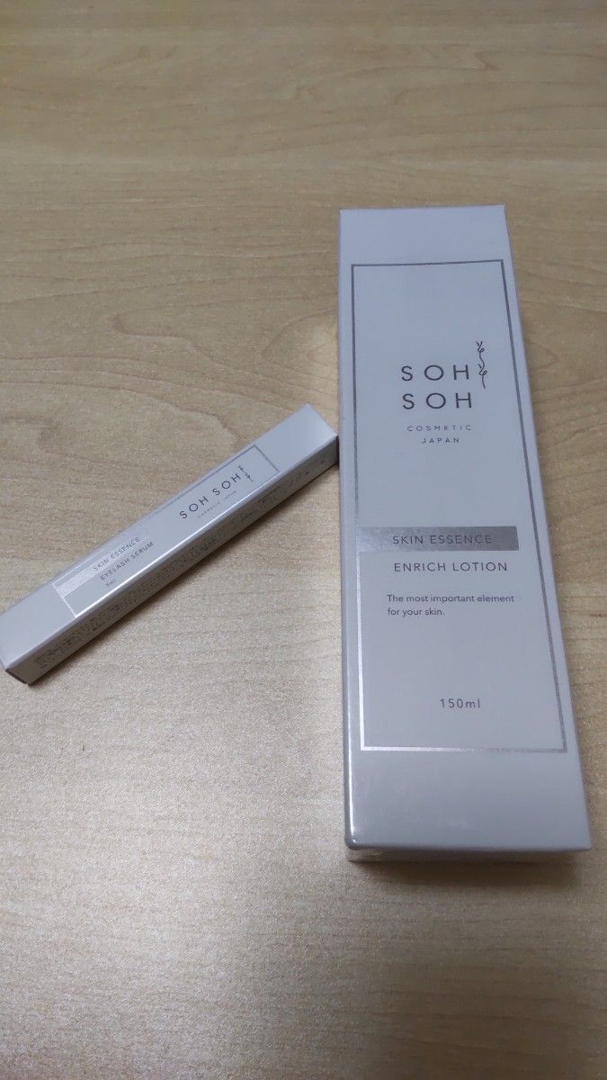 SOHSOH 化粧水 まつ毛美容液 2点セット