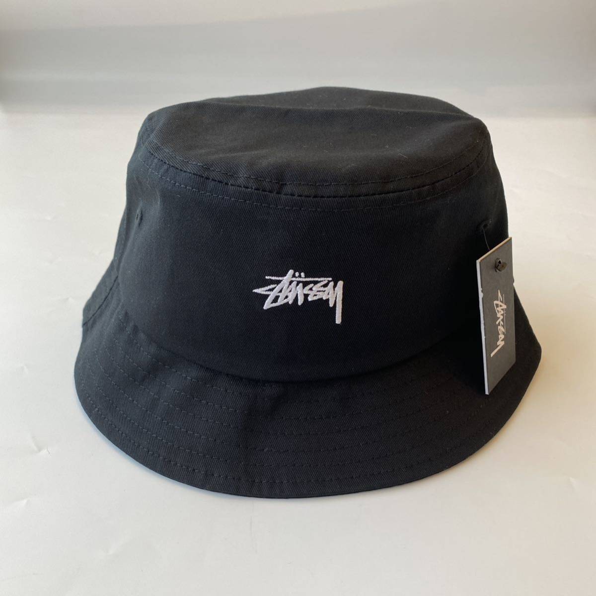 【新品】ステューシー STUSSY バケットハット ブラック 黒 S/M