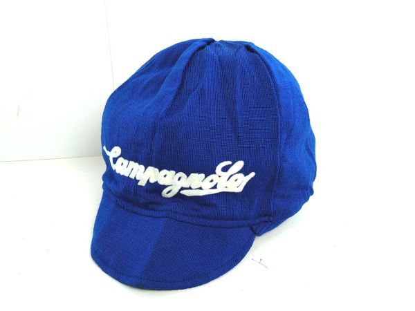 Campagnolo　カンパニョーロ　ブルーのニット帽　ファッション　ニットキャップ (23_60427_14)