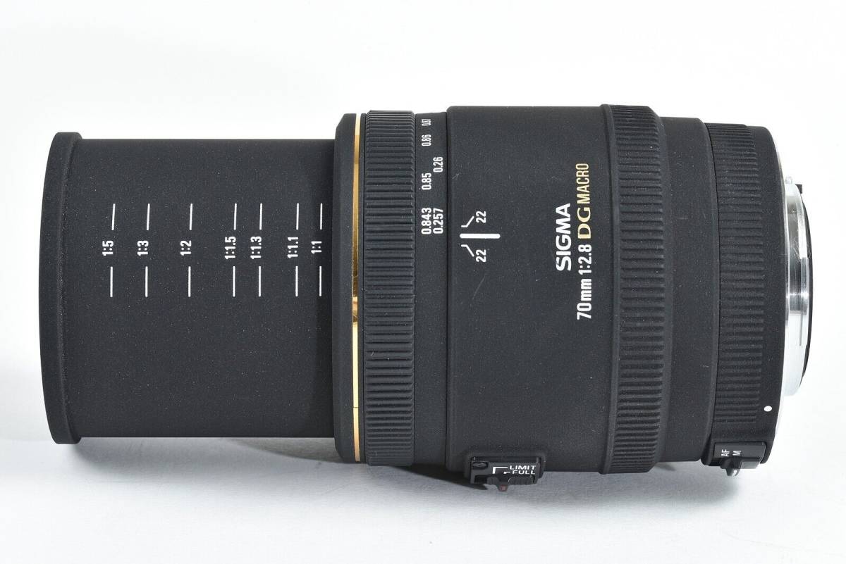 ☆良品☆SIGMA 70mm F2.8 MACRO EX DG シグマSAマウント フード ☆良品☆SIGMA 70mm F2.8 MACRO EX DG シグマSAマウント フード