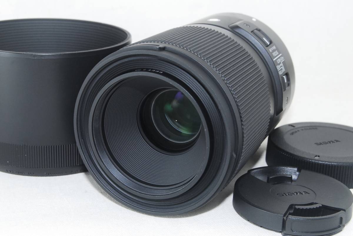 ☆極美品☆SIGMA 70mm F2.8 DG MACRO Art シグマSAマウント フード付き