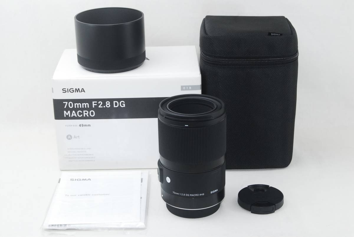 ☆新品級☆SIGMA 70mm F2.8 DG MACRO Art シグマSAマウント 元箱付き