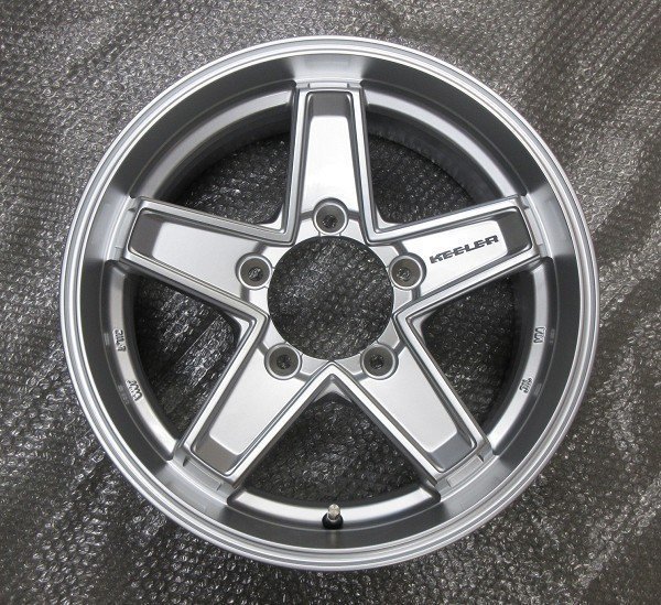 ジムニー KEELER タクティクス シルバー + ヨコハマ ジオランダー M/T