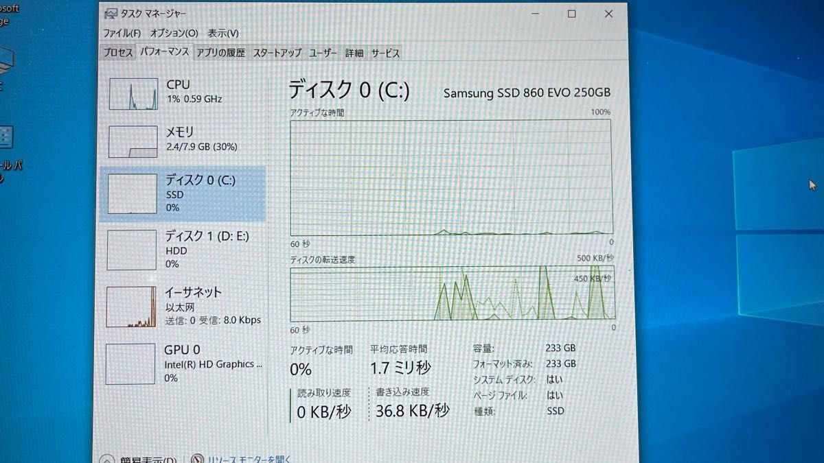 Windows10 Core i5-6200U 2.3GHz 8GB SSD 250GB HDD 1TB