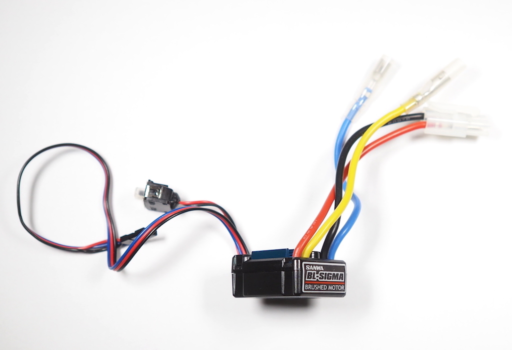 92%OFF!】 SANWA サンワ BL-SIGMA アンプ ESC サンワ(SANWA) 107A54671A BL-SIGMA バック付ブラシモーター用FETスピードコントローラー