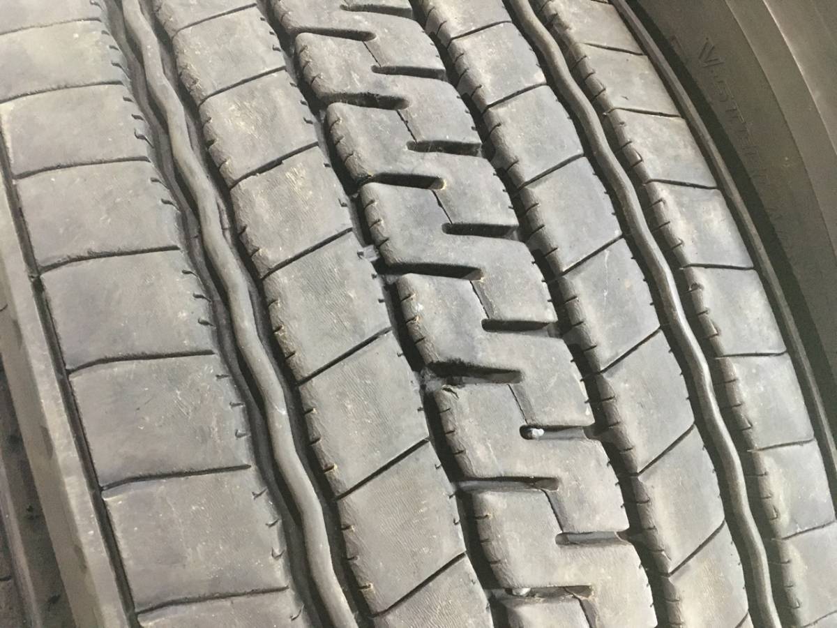 x082-3-2 ☆285/60R22.5 BS M815 中古4本♪ ブリヂストン 2019年製 残溝13ｍｍ k280_画像3