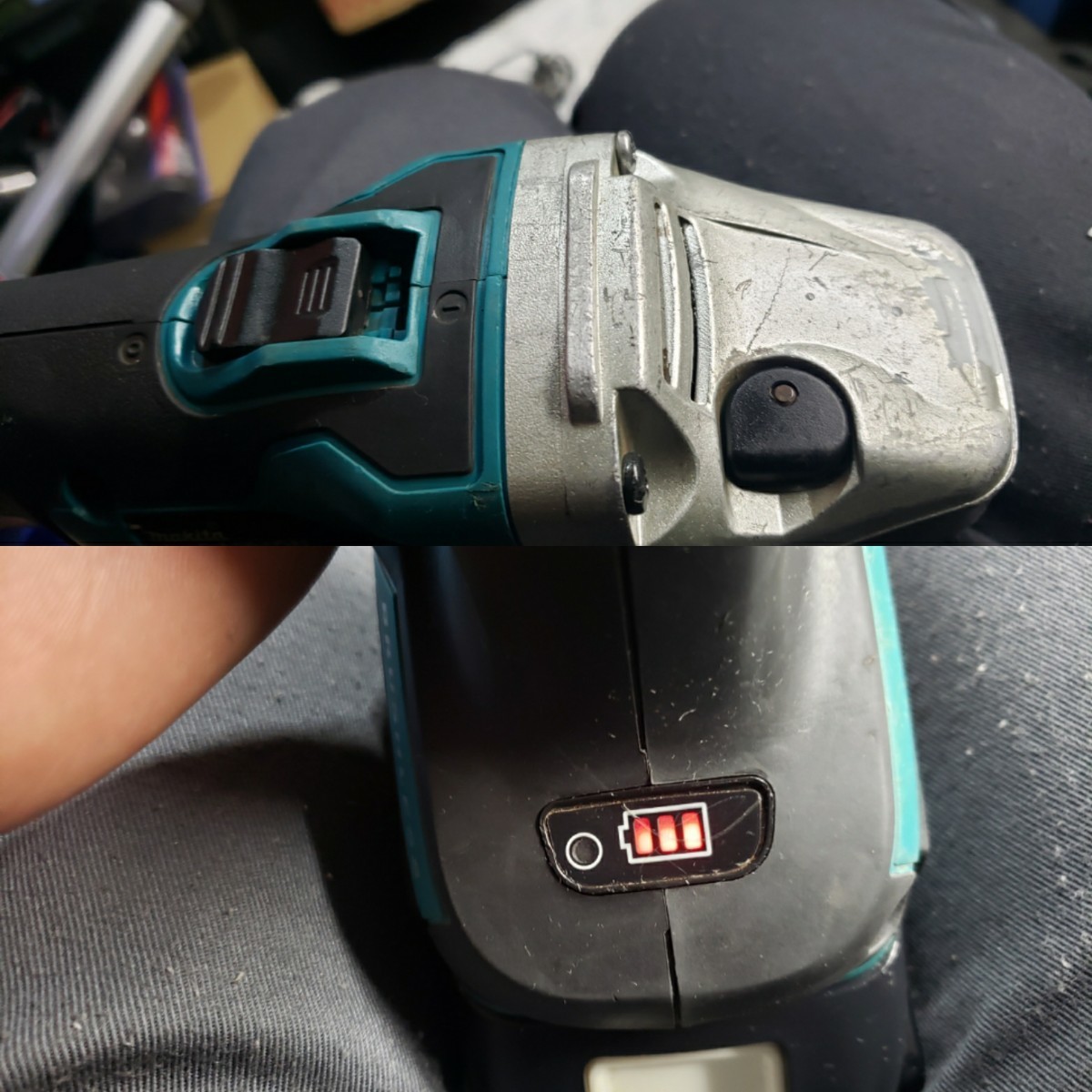 実働 マキタ 18V GA504DN 充電式 ディスクグラインダ 充電器