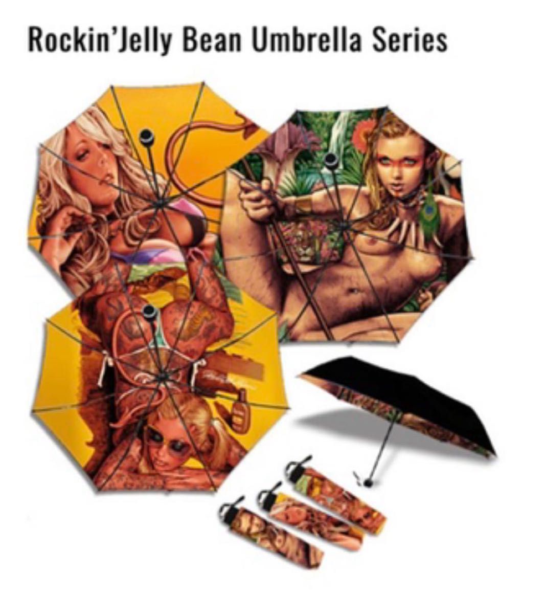 新品 ロッキンジェリービーン折りたたみ傘Umbrella Series 西武本店