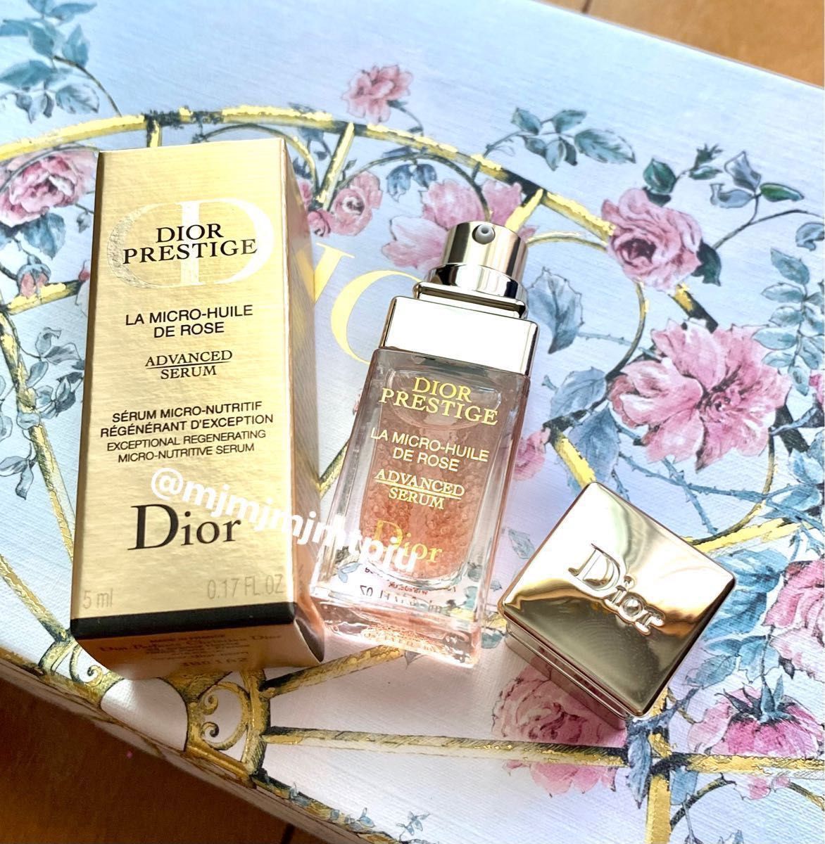 Dior ディオール プレステージ セラム5ml ド ローズ マイクロ ユイル