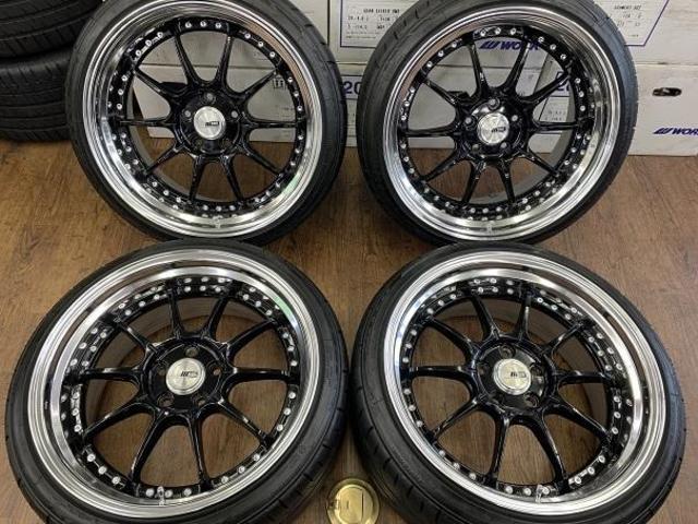 §深リム!カスタムサイズ!SSR プロフェッサーSP5 19X9.5J+43 114.3-5H NITTO 235/35R19(235/35-19)夏 程度良好中古!スバル WRX S4等_画像1