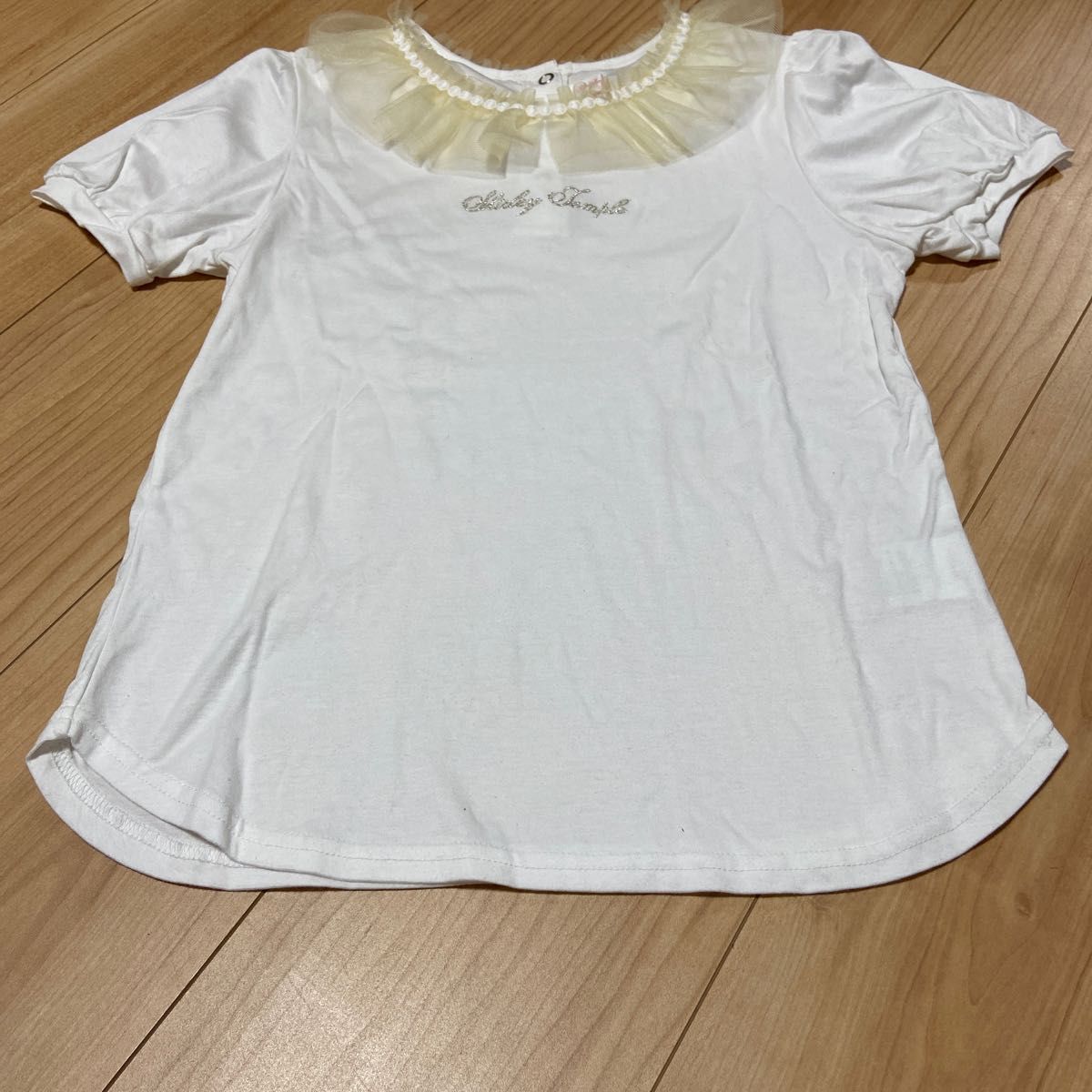 シャーリーテンプル　フリル襟Tシャツ　160