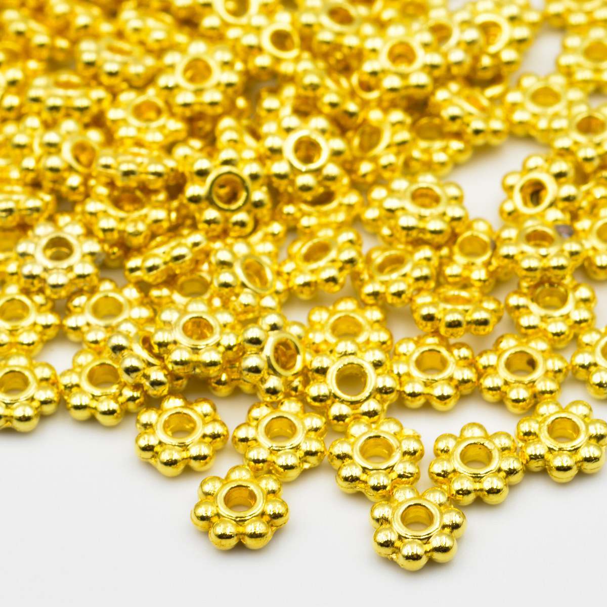  beads Club long Dell meta ruby z7. small gold Gold 50 piece 5mmmeta ruby z bracele metal fittings metal beads parts 