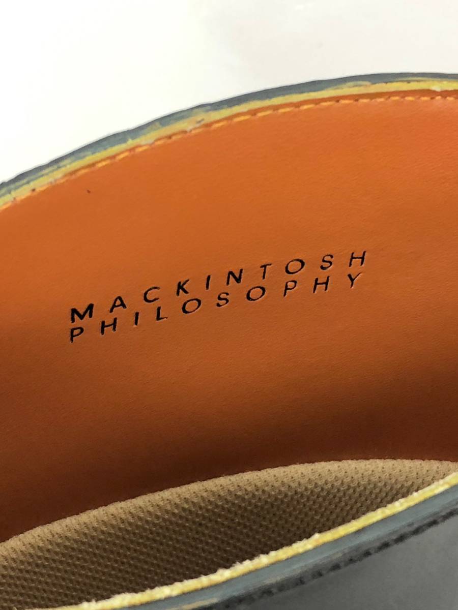 *MACKINTOSH PHILOSOPHY влагостойкая обувь 38(24cm соответствует ) чёрный Macintosh firosofi- женский сапоги несколько принятых ставок включение в покупку OK B230605-301