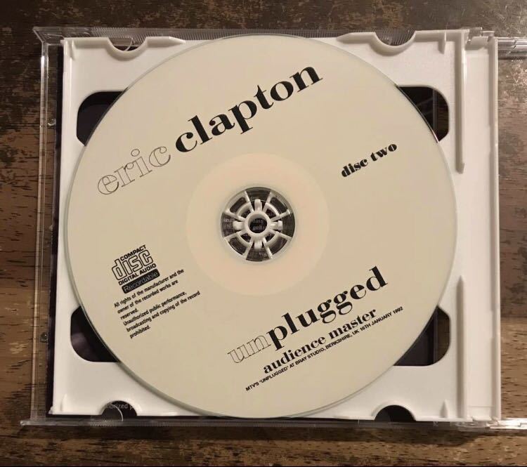 Eric Clapton / Unplugged Audience Master / 2CDR / エリッククラプトン_画像6