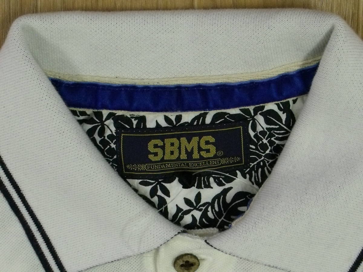 ★　SBMS　サブミッション 　ポロシャツ 新品 　M　ホワイト