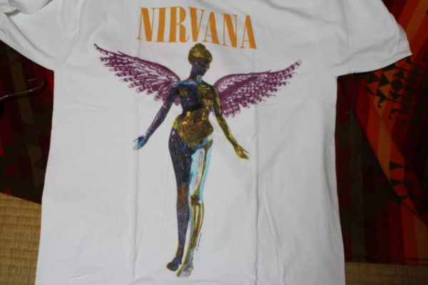 希少 USA製 giant シングルステッチ NIRVANA ニルヴァーナ IN UTERO