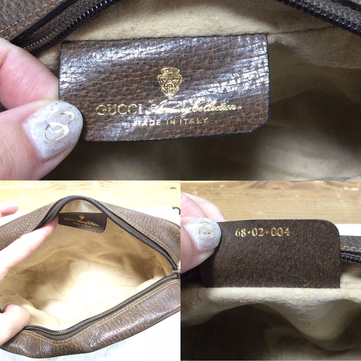 極美品大人気縦シェリーライン オールド GUCCIグッチ ショルダーバッグ