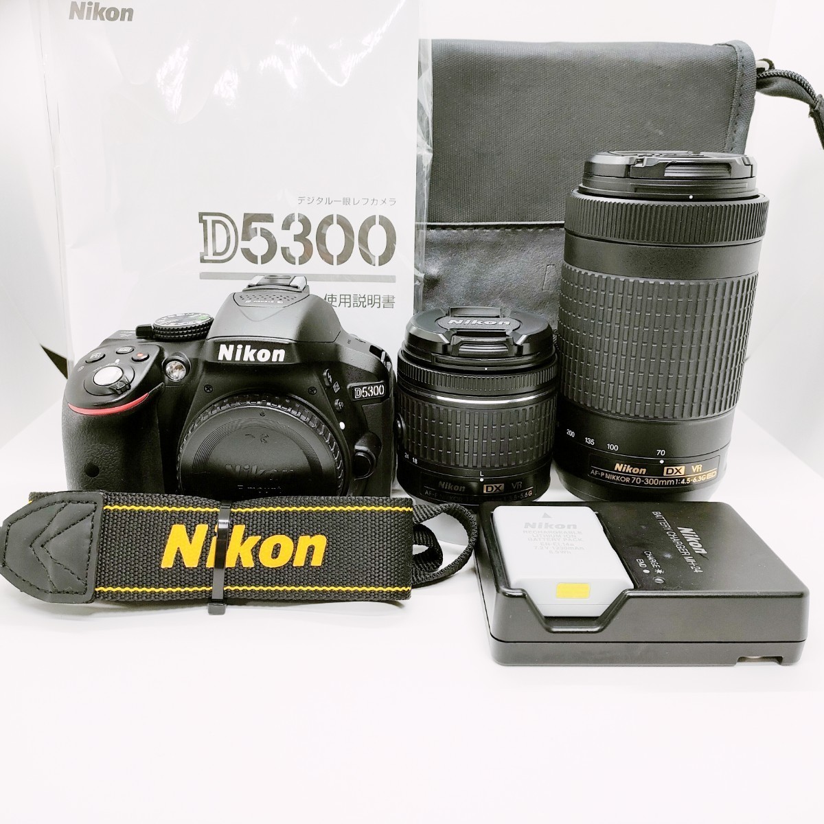 公式低価格 ◎ 〜 Nikon ニコン D5300 一眼レフカメラ ダブルズーム