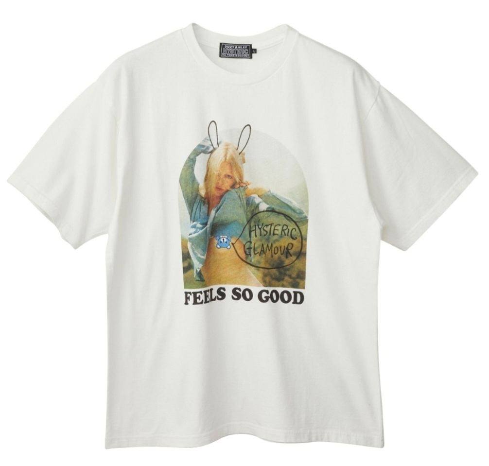 即決 即完売 新品 23SS 最新作 ヒステリックグラマー ガールプリント Tシャツ 希少サイズXL_画像1